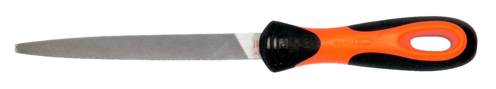 картинка Напильник плоский, индивидуальная упаковка, c рукояткой ERGO™. Индивидуальная картонная упаковка BAHCO 1-110-06-1-2 от магазина "Элит-инструмент"