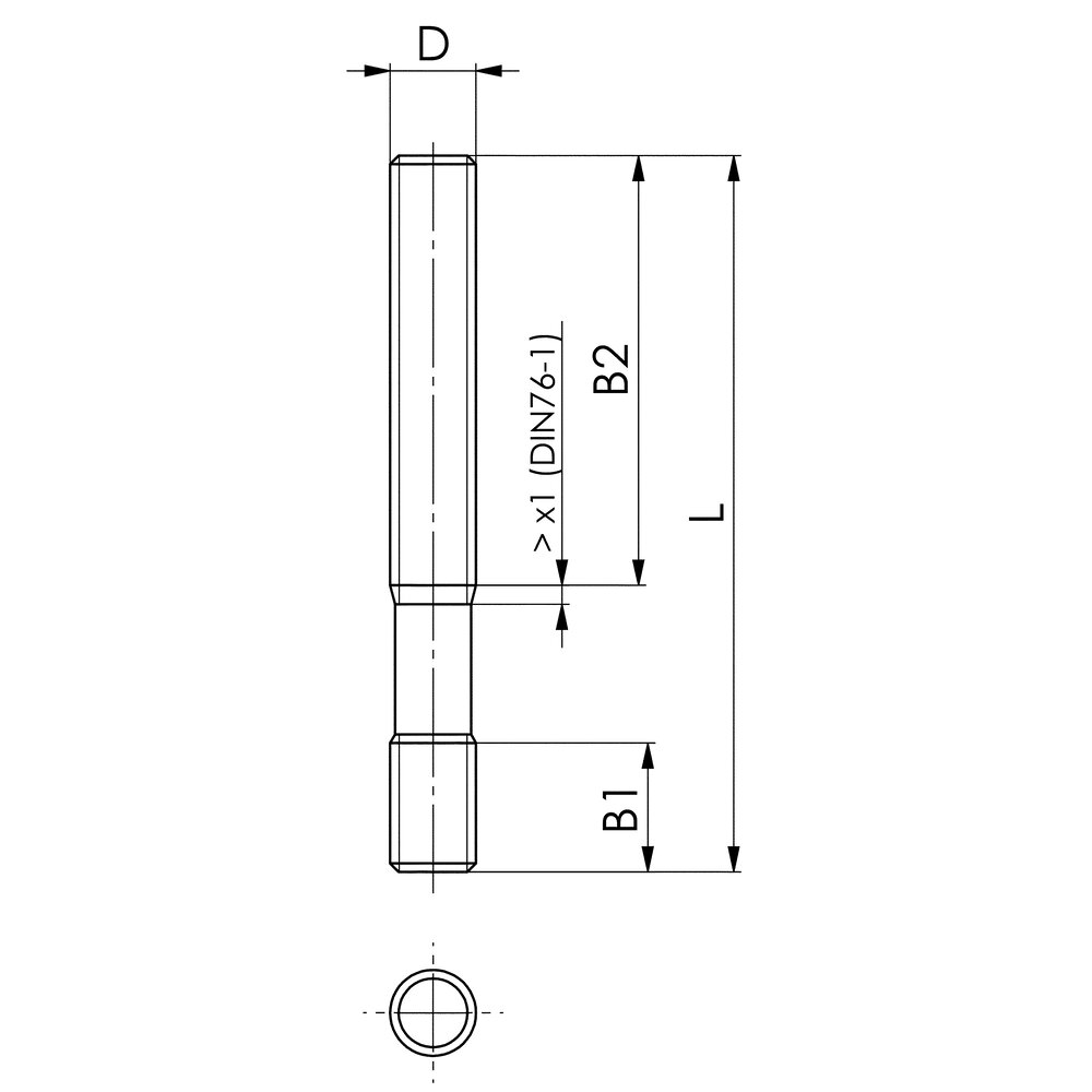 картинка Шпильки для гаек и Т-образных пазов АМF 81612 от магазина "Элит-инструмент"