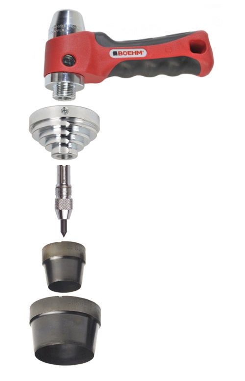 картинка Комплект ручки + патрон Ø2 до 50 мм и от 1/8 '' до 2 '' BOEHM JLBM53M50PA/7802 5350 Fplus от магазина "Элит-инструмент"