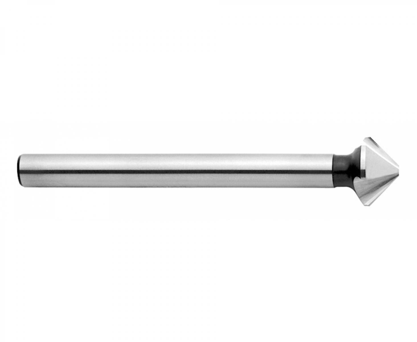картинка Зенкер конический 90° 6,3 мм DIN 335 C Exact GQ-50701 3 режущих кромки цилиндрический хвостовик длинный от магазина "Элит-инструмент"