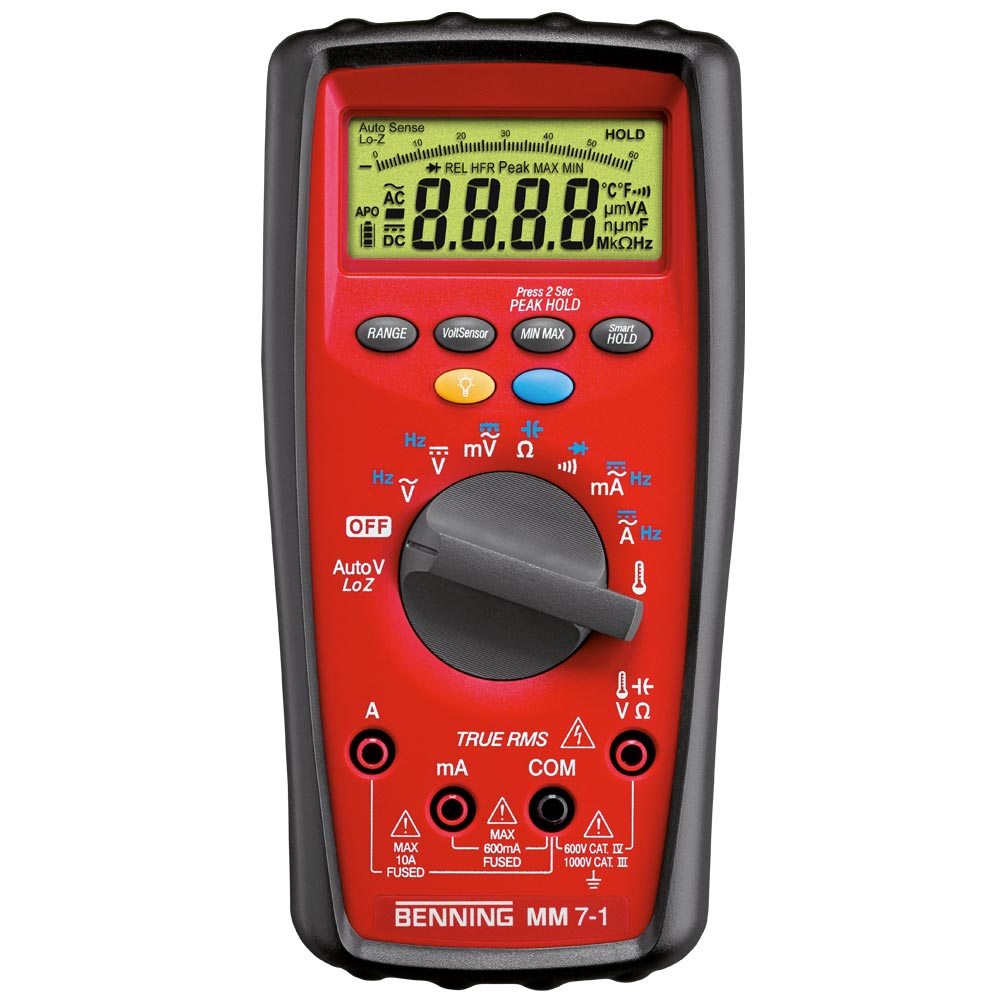картинка Мультиметр BENNING  MM 7-1 цифровой, промышленный  от магазина "Элит-инструмент"