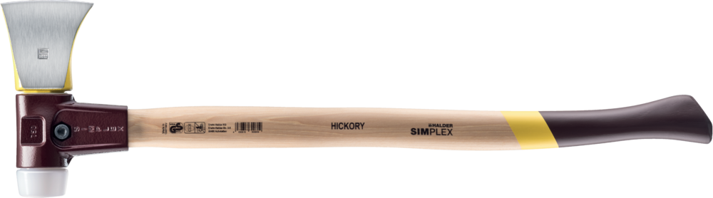 картинка HALDER 3007.750 - Топор-колун SIMPLEX тонкая форма, с чугунным корпусом и ручкой из гикори от магазина "Элит-инструмент"