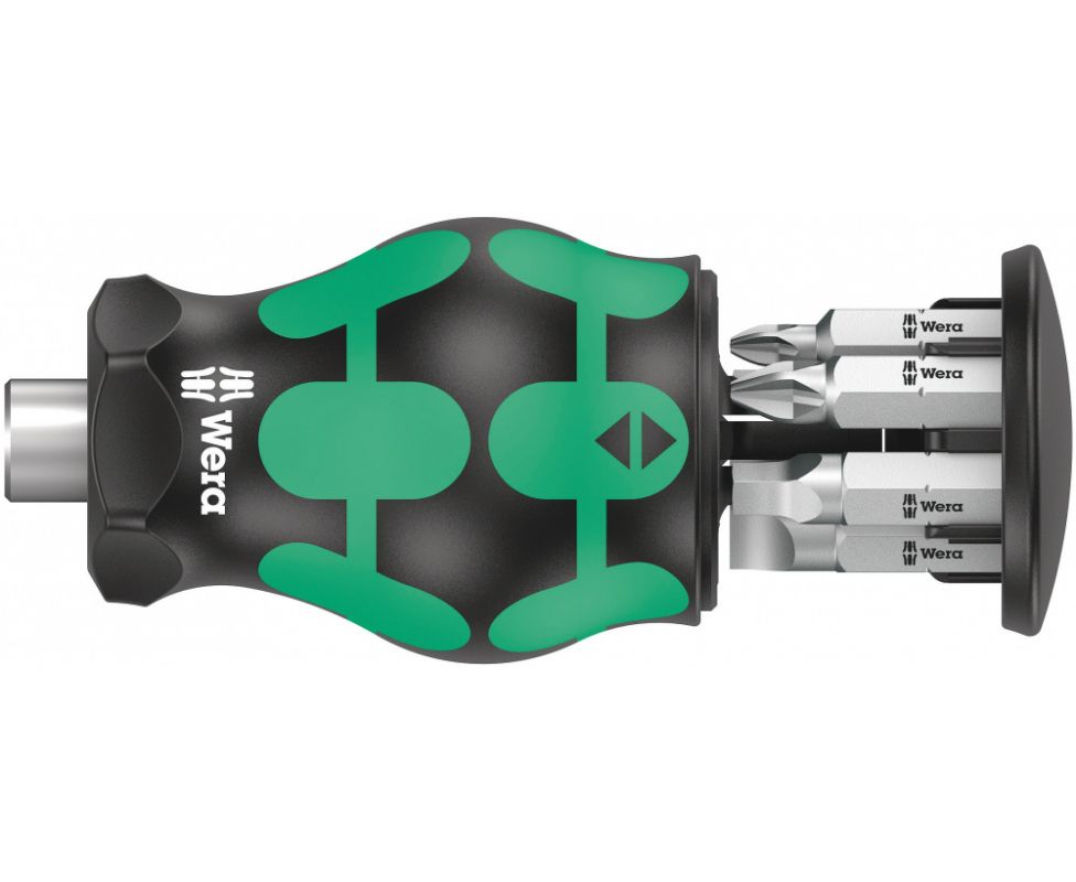 картинка Короткий битодержатель Wera Kraftform Kompakt Stubby Magazin 5 PH SL Robertson WE-008877 от магазина "Элит-инструмент"