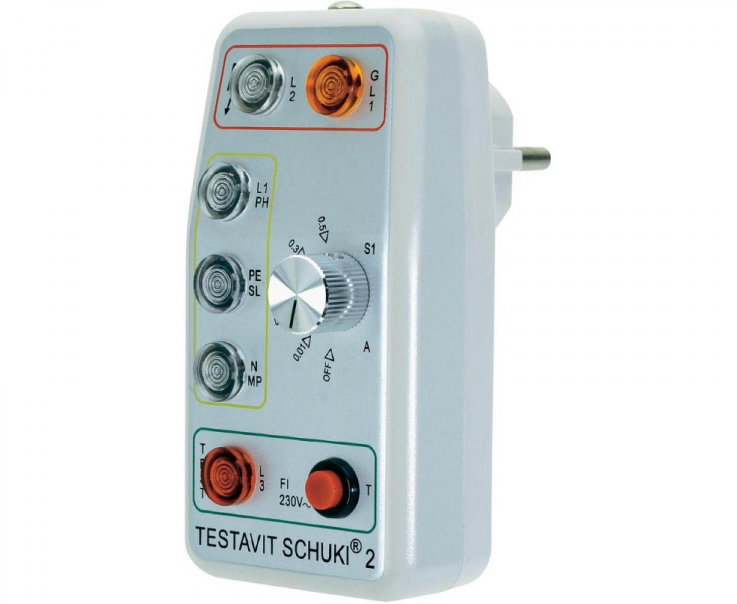 картинка Тестер розеточный Testboy Testavit Schuki 2 от магазина "Элит-инструмент"