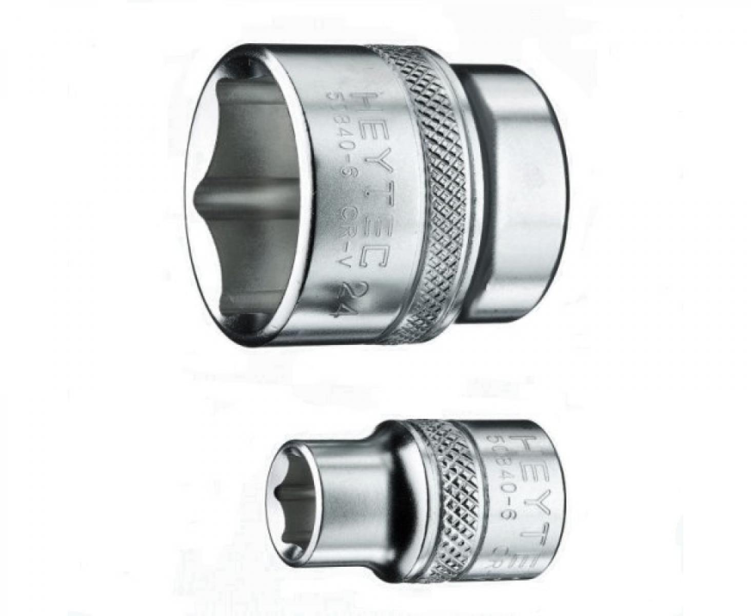 картинка Торцовая головка HEX 50850-6 1/2" 12 мм Heyco (HEYTEC) HE-50850601283 от магазина "Элит-инструмент"