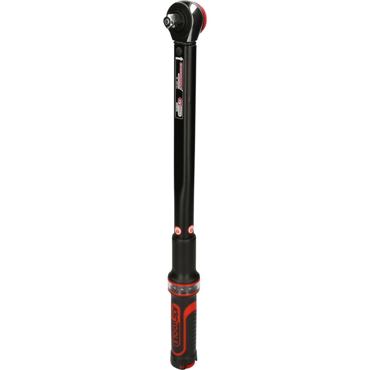 картинка Динамометрический ключ ERGOTORQUE®precision 1/2'' с трещоткой и поворотной ручкой, 40-200 Нм KSTools-516.1442 от магазина "Элит-инструмент"
