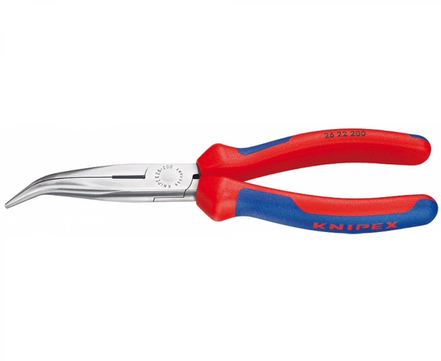 картинка Круглогубцы с заостренными концами, с режущей кромкой Knipex KN-2622200 от магазина "Элит-инструмент"