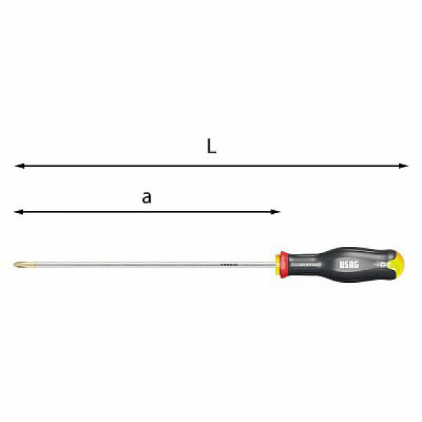 Отвертки для винтов PHILLIPS® D 324 LPH U03240450D