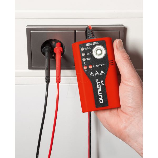 картинка BENNING DUTEST pro - Тестер напряжения (050156), CAT III 300 В/ 5575 0010 Fplus от магазина "Элит-инструмент"