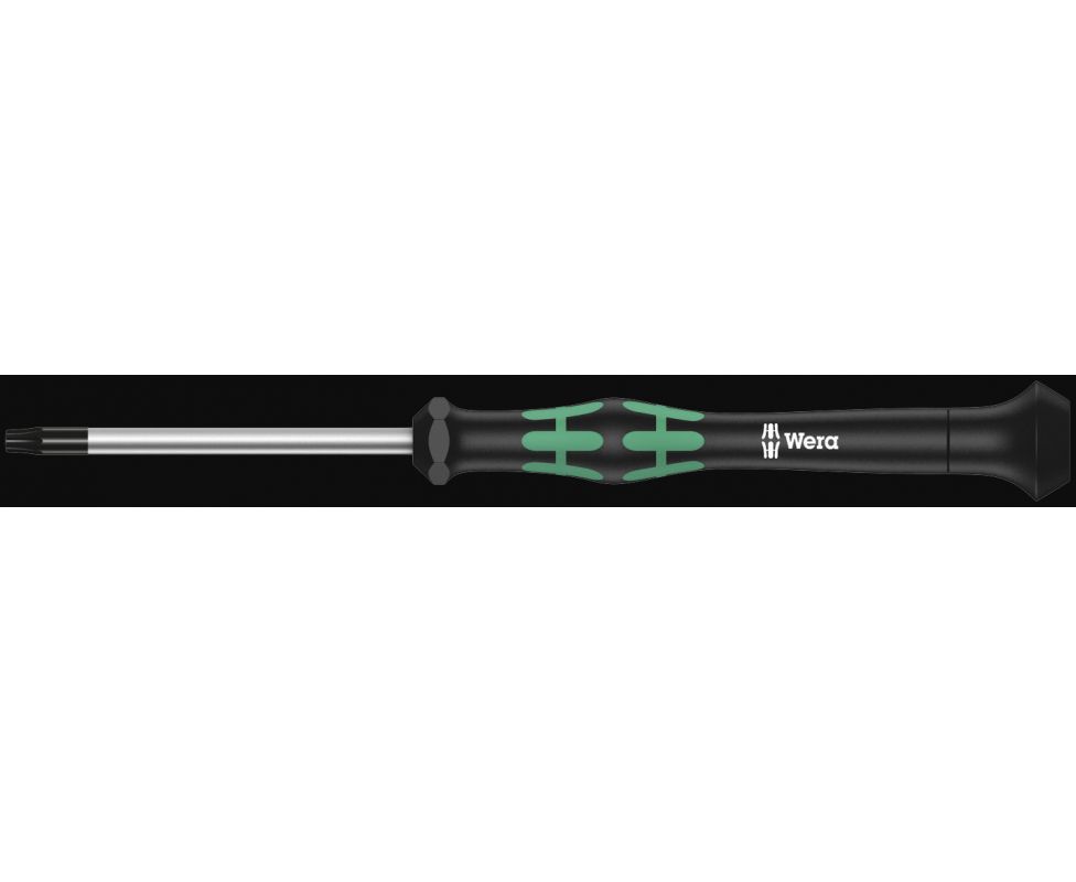 картинка Отвертка Wera Kraftform Micro для электронщика 2067 TORX HF WE-118187 TX 15 х 60 с фиксирующей функцией от магазина "Элит-инструмент"