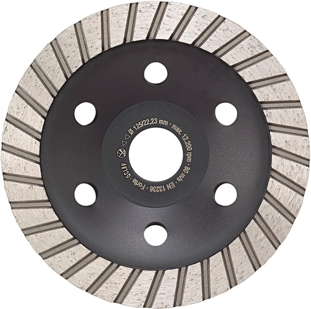 Алмазный шлифовальный диск Power Turbo, FORTIS 4317784704823 (внешний ø - 125 мм / диаметр отверстия - 22,23 мм / дизайн - Dry grinding)