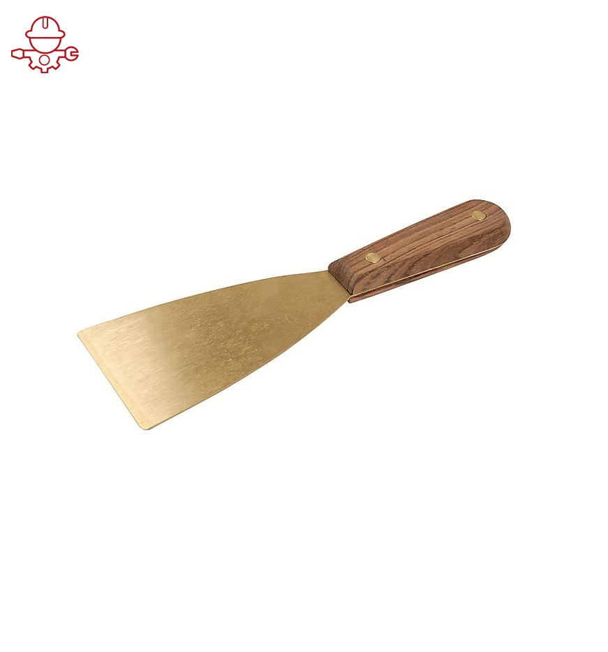 картинка Шпатель с жестким лезвием искробезопасный 60 мм, серия 044 MetalMinotti 044-0060 от магазина "Элит-инструмент"