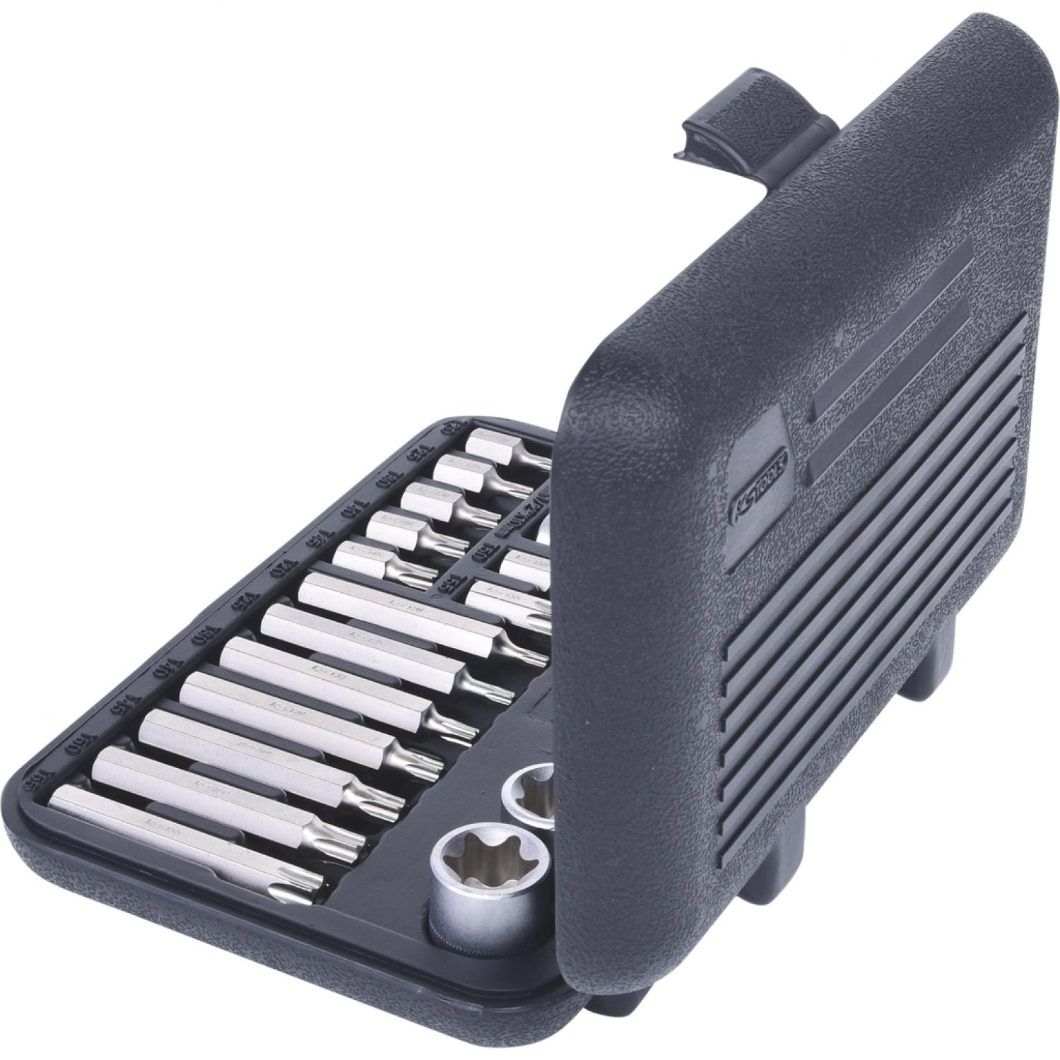 картинка Комплект торцовых ключей с профилем Torx с битами, 30 шт, биты с отверстием от магазина "Элит-инструмент"