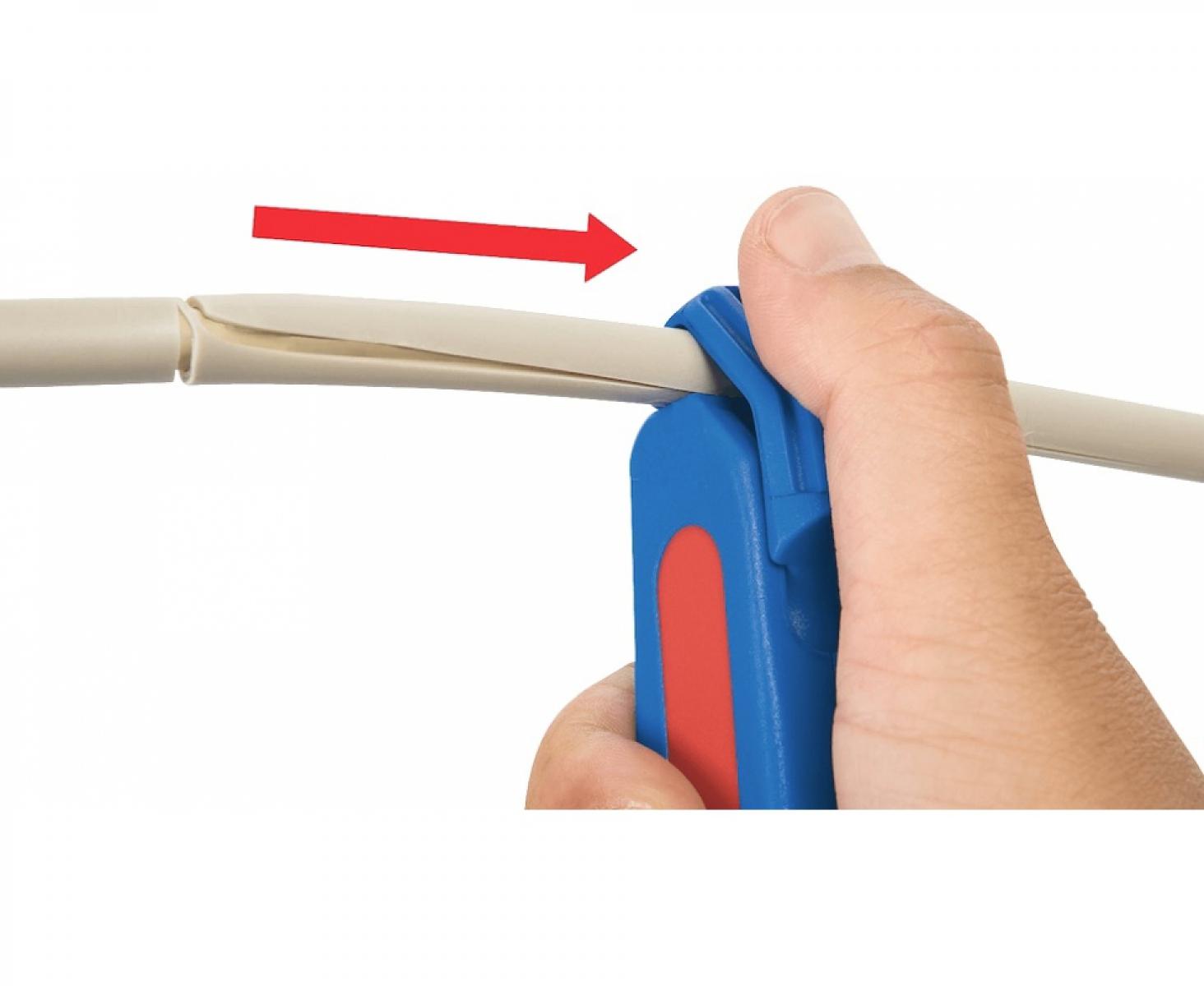 картинка Нож кабельный No. S4-28 Multi для снятия изоляции с круглых кабелей Weicon WCN50057328 от магазина "Элит-инструмент"