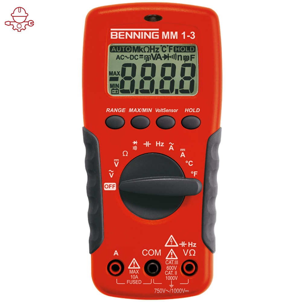 картинка Цифровой Мультиметр BENNING MM 1-3 044083 от магазина "Элит-инструмент"
