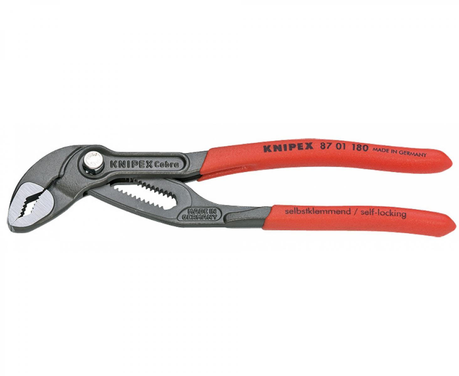 картинка KNIPEX Cobra высокотехнологичные сантехнические клещи KN-8701180 от магазина "Элит-инструмент"