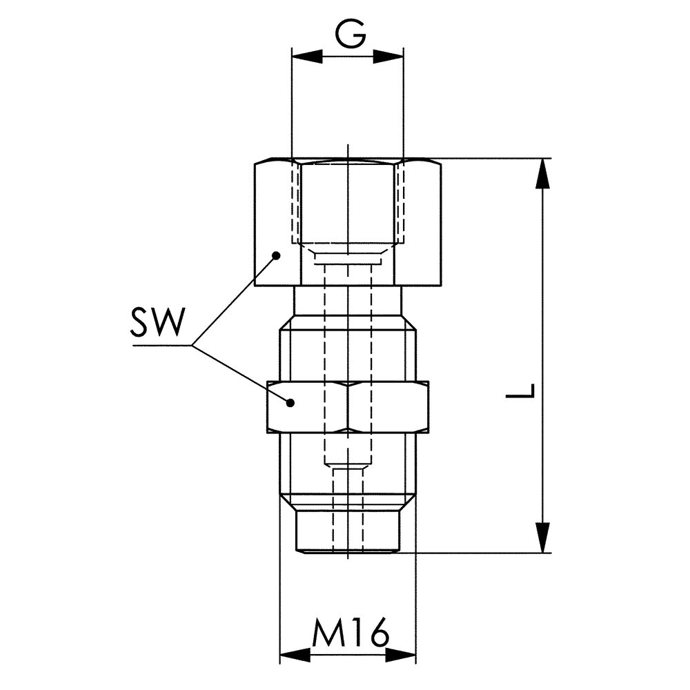 картинка Переходник для подключения манометра давления АМF 554600 от магазина "Элит-инструмент"
