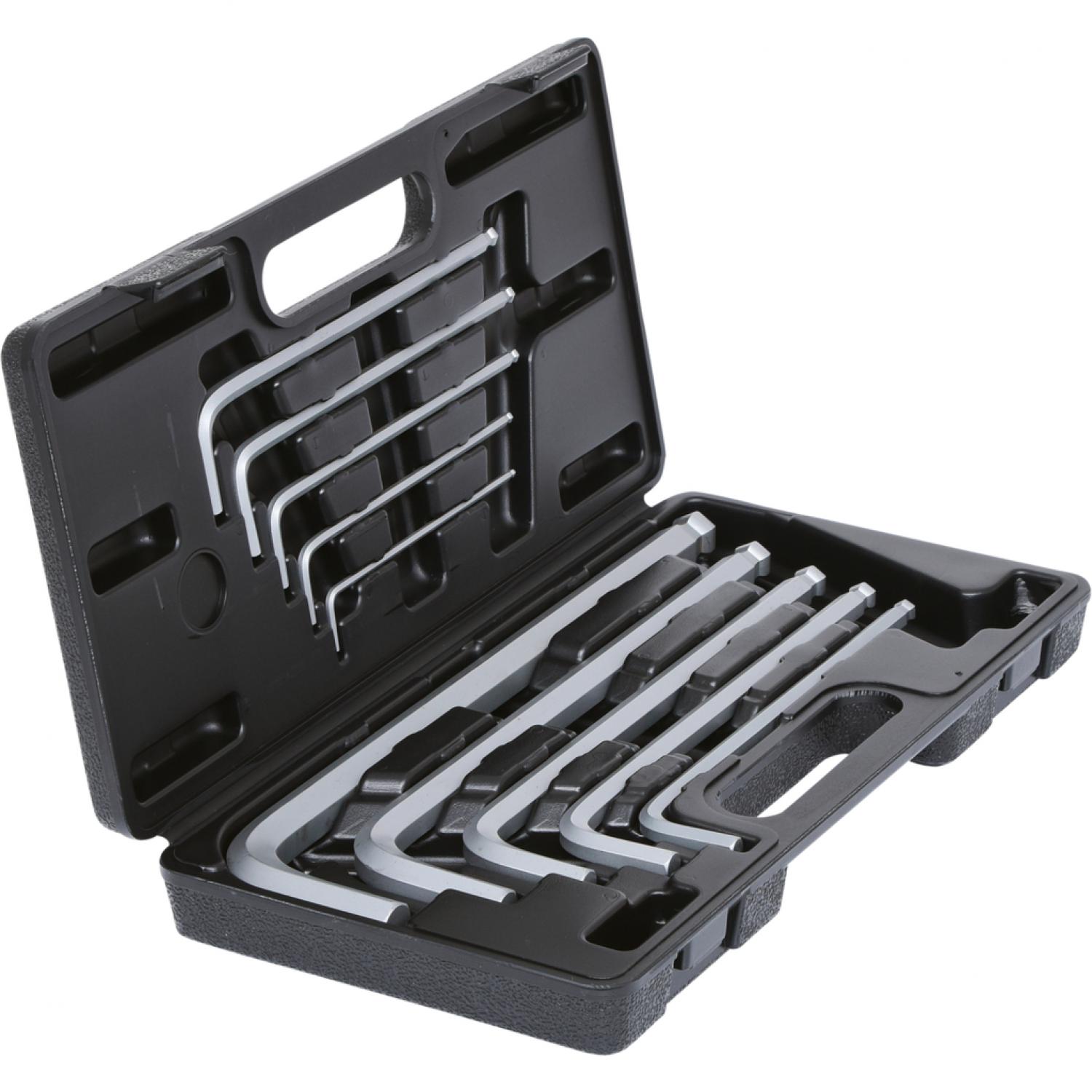 картинка Комплект угловых штифтовых ключей с внутренним шестигранником и шаровой головкой, размера XL, 10 шт от магазина "Элит-инструмент"