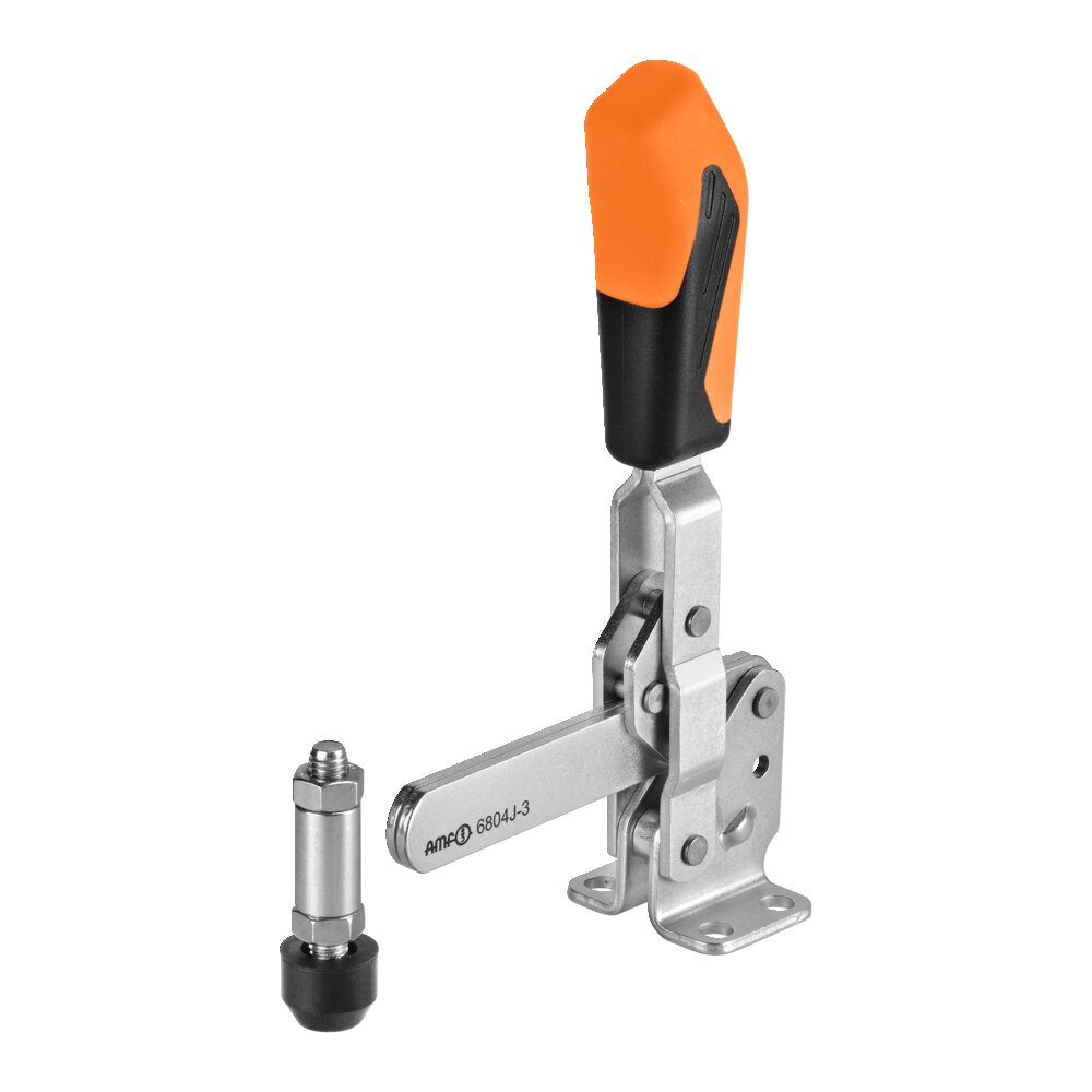 Вертикальный шарнирный зажим с оранжевой ручкой АМF 557325