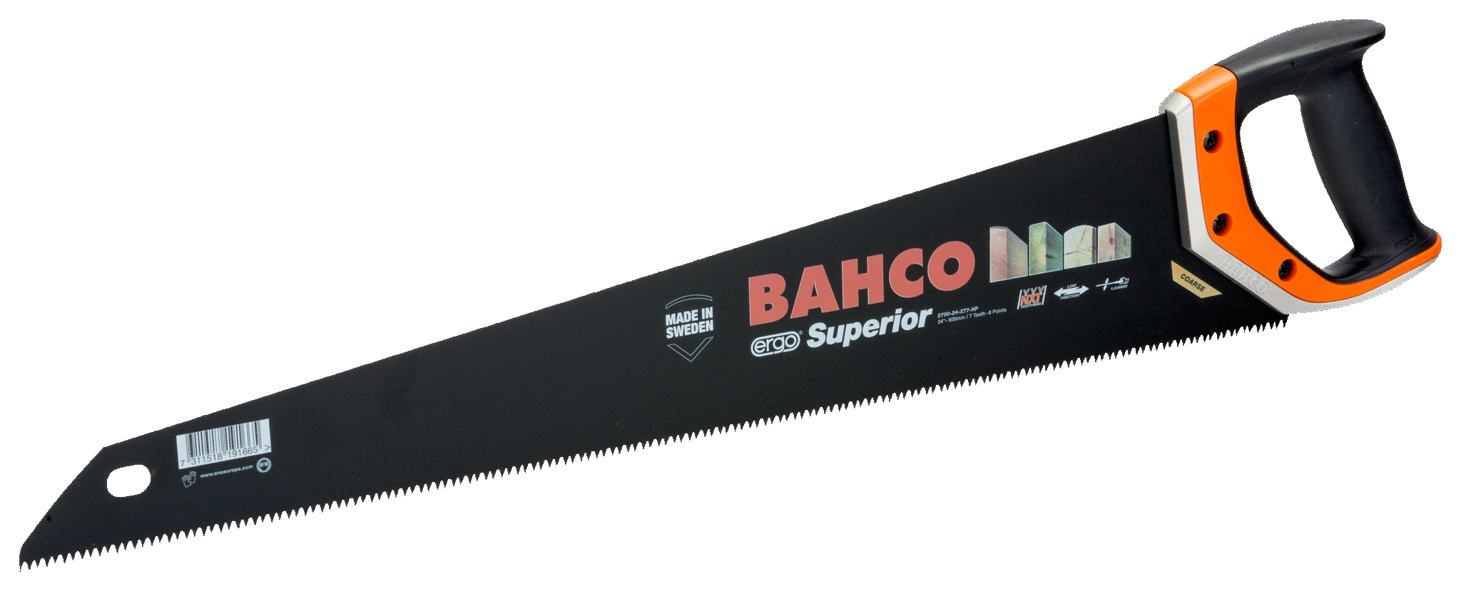 Ножовки с рукояткой ERGO™ BAHCO 2700-22-XT7-HP