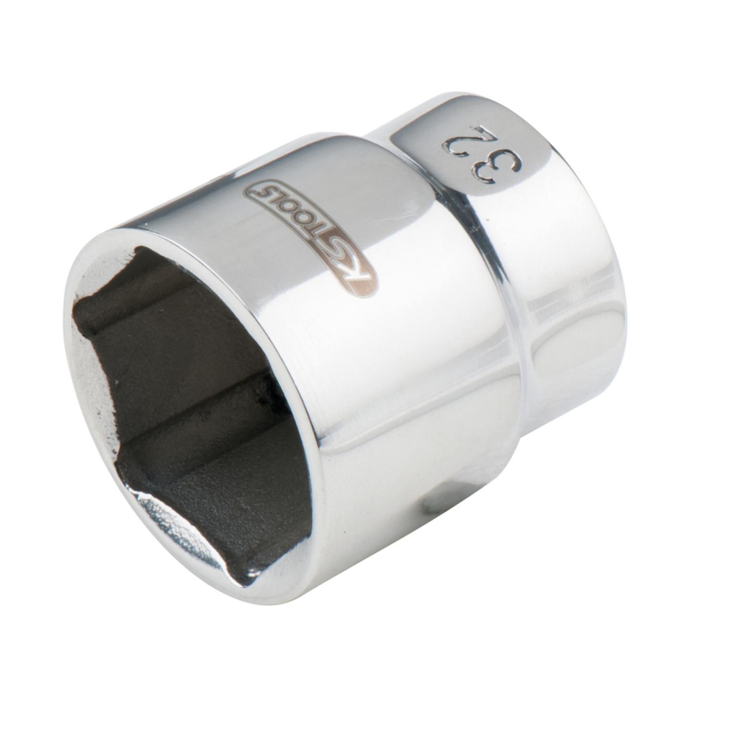 Шестигранная торцовая головка EDELSTAHL 3/4", 24 мм