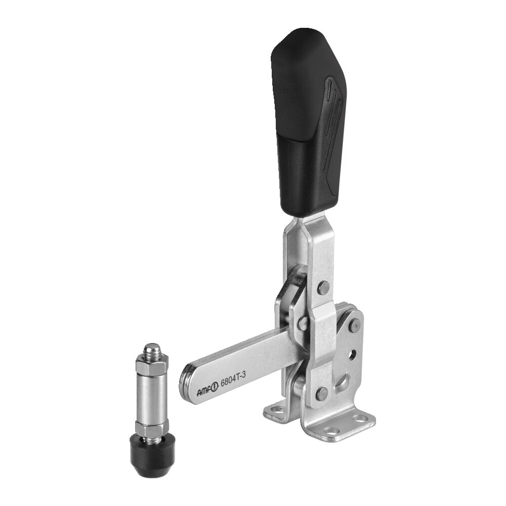 Вертикальный шарнирный зажим с черной ручкой АМF 557984