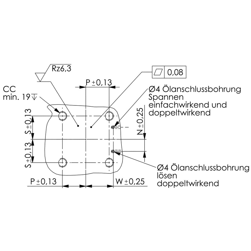 картинка Поворотный зажим, крепление к основанию на фланце, прецизионная конструкция АМF 327338 от магазина "Элит-инструмент"