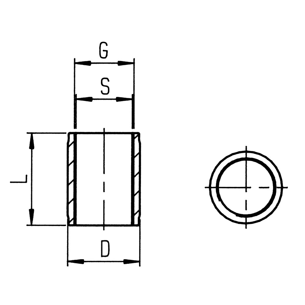 картинка Центрирующая втулка цилиндрической формы АМF 78006 от магазина "Элит-инструмент"