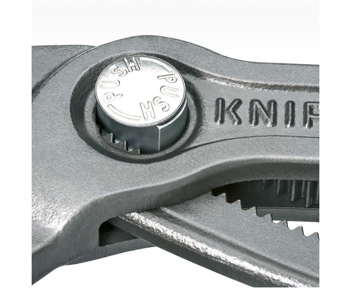 картинка KNIPEX Cobra ES сантехнические клещи, особо тонкие KN-8751250SB в блистере от магазина "Элит-инструмент"