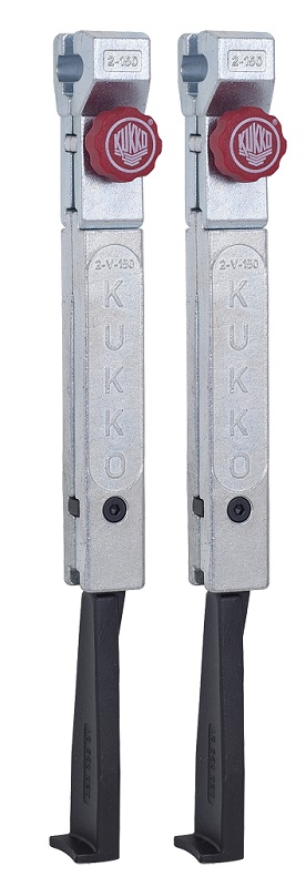 картинка 2 узких захвата с быстрой регулировкой (комплект) Kukko 2-303-P от магазина "Элит-инструмент"