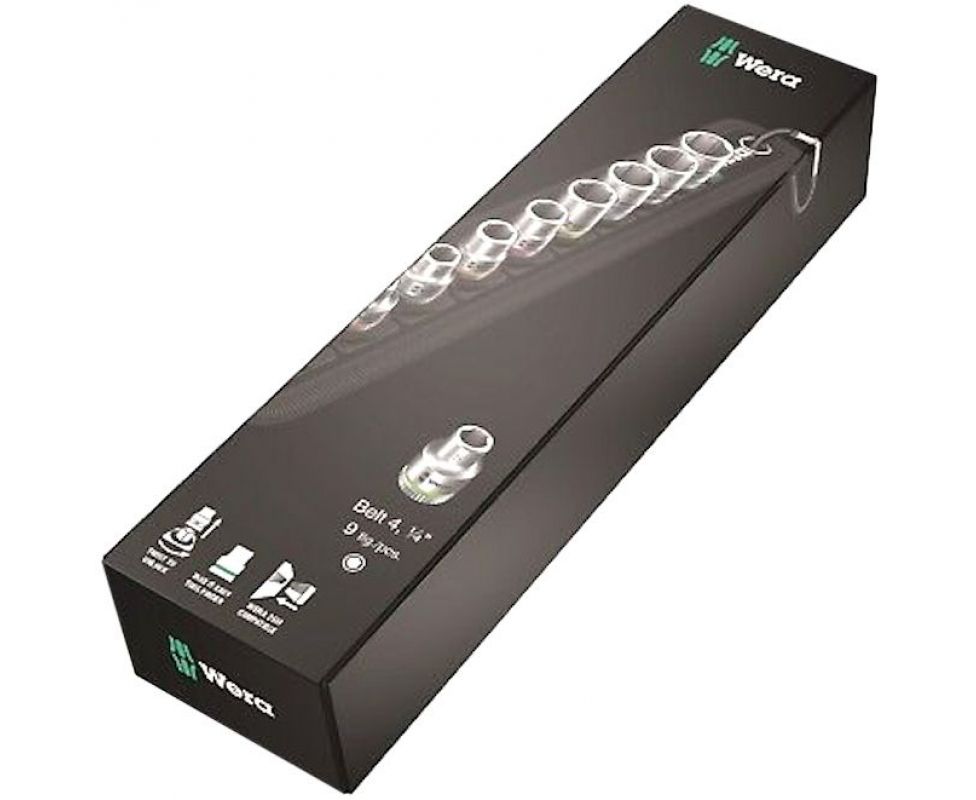 картинка Пояс на 9 торцовых головок (неукомплектованный) Wera A WE-003891 от магазина "Элит-инструмент"