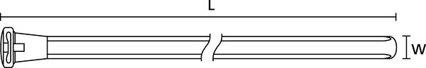 KR8/70-PA66W-BK : KR8/70 HellermannTyton 121-07060