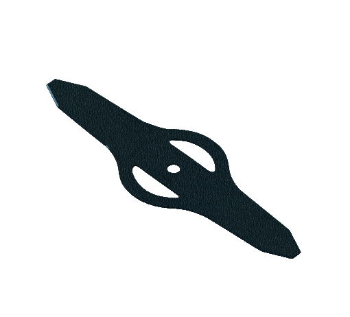 Двухконечная режущая лопасть для газонокосилки BCL121 BAHCO BCL121B2