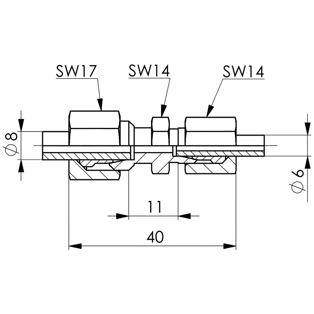 картинка Переходная пластина для легких условий эксплуатации АМF 320846 от магазина "Элит-инструмент"