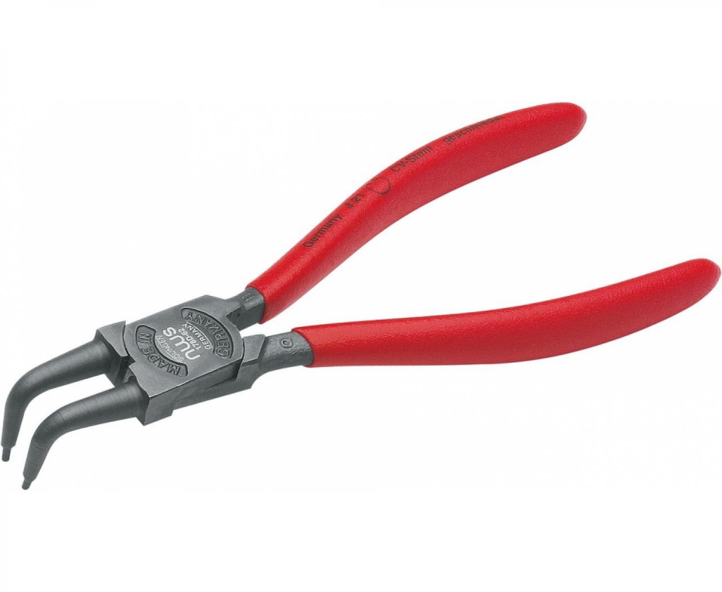 картинка Съемник для внутренних стопорных колец 12-25 мм NWS 178-62-I11 с изогнутыми на 90° губками от магазина "Элит-инструмент"