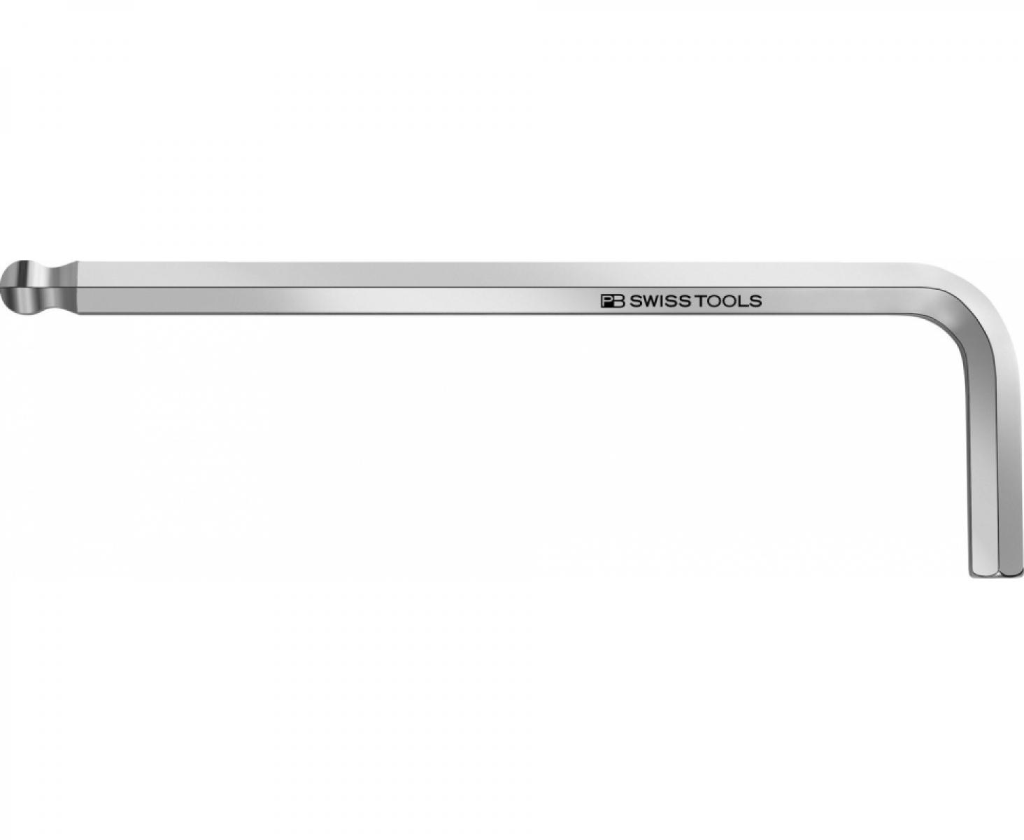 картинка Ключ штифтовый HEX PB Swiss Tools PB 212.6 со сферической головкой M6 от магазина "Элит-инструмент"