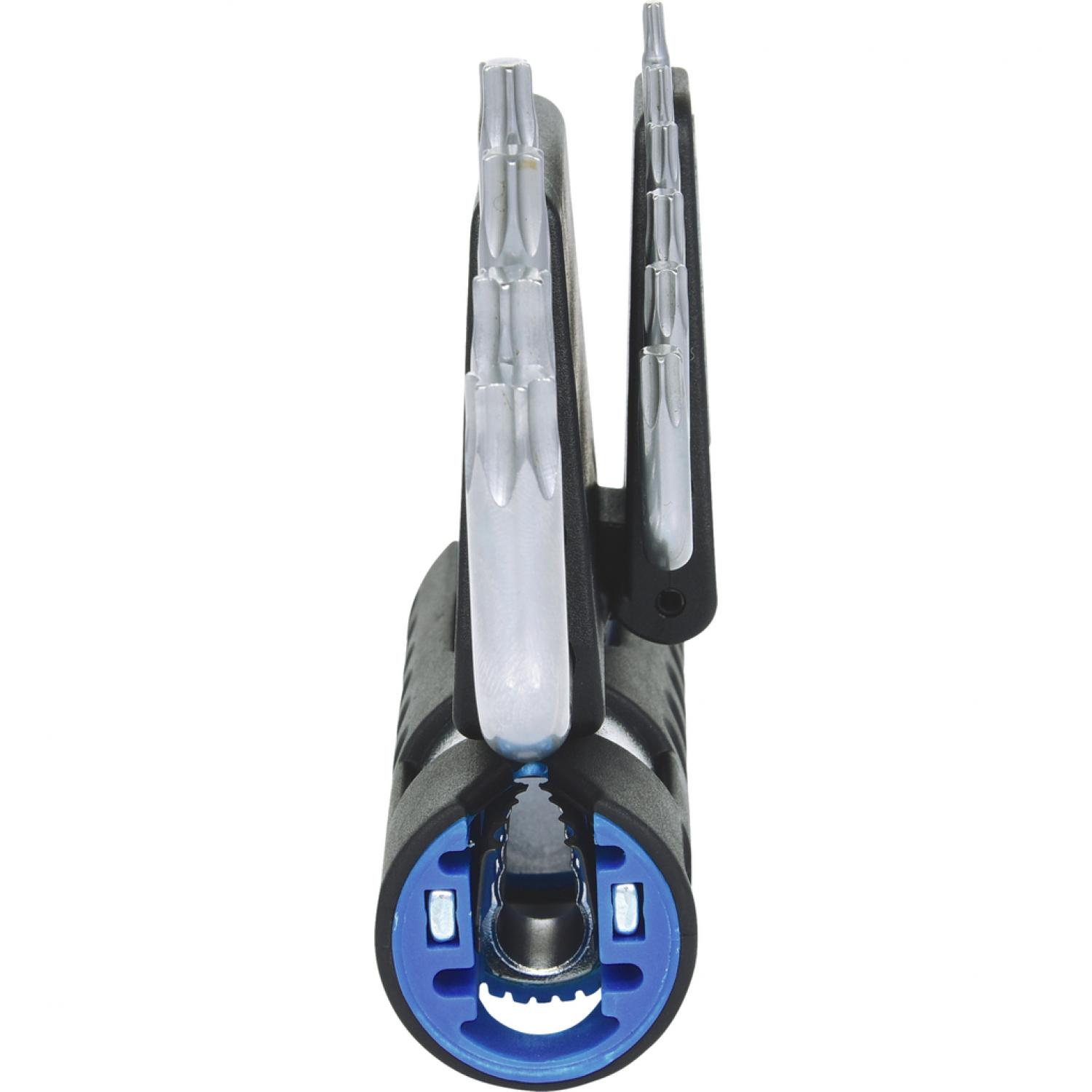 картинка Комплект угловых штифтовых ключей с профилем Torx 3 в 1, размера XL, 10 шт, коротких от магазина "Элит-инструмент"