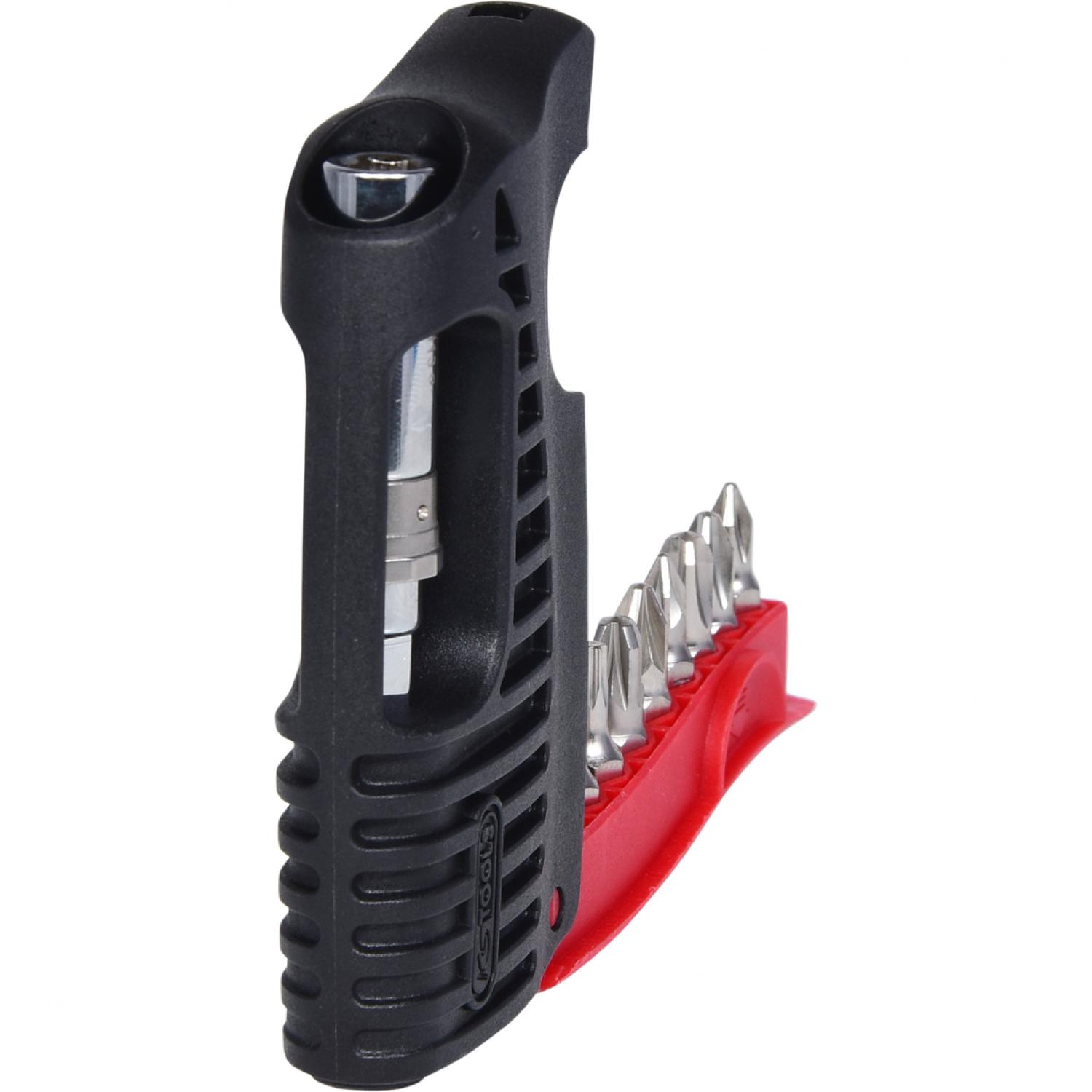 картинка Футляр для мини-бит 1/4'', 11 шт, с профилем Torx, Philips и Pozidriv от магазина "Элит-инструмент"